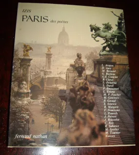 Livre grand format broché -"Paris des poètes" par Izis