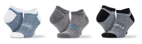 Lot de 3 paires de chaussettes sport - Homme - S295X - blanc et gris et noir 