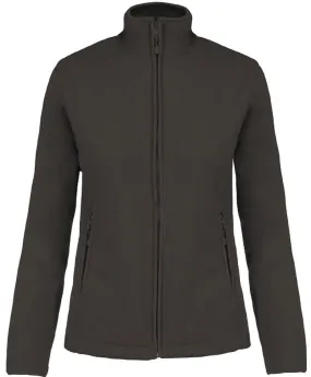 Veste micropolaire zippée - Femme - K907 - gris foncé 